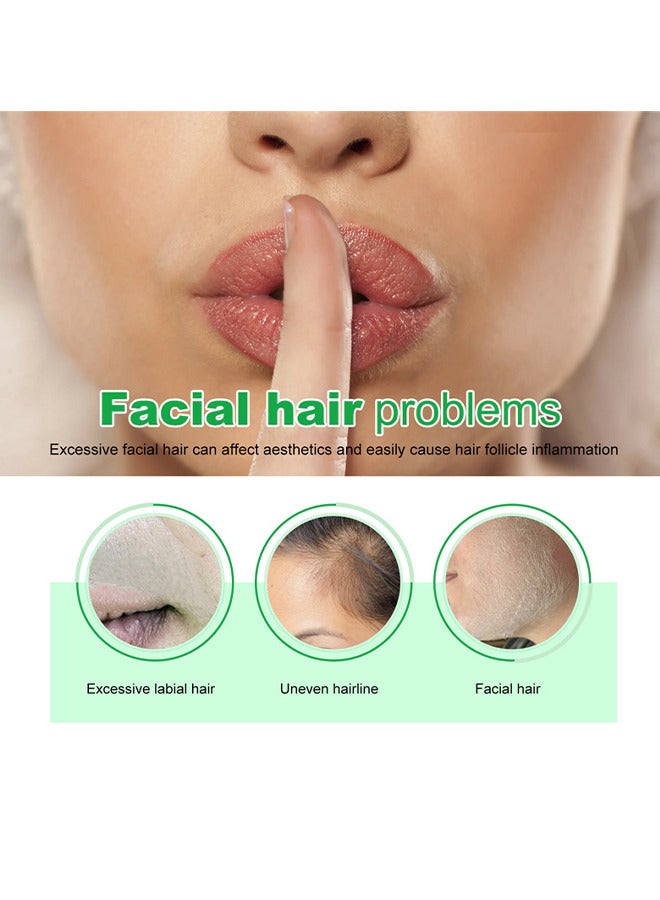 Rozino Facial Hair Removal Cream With Aloe For Face And Body Mild Soothing Effective Repairing (1.75fl Oz Depilatories) - Image 4