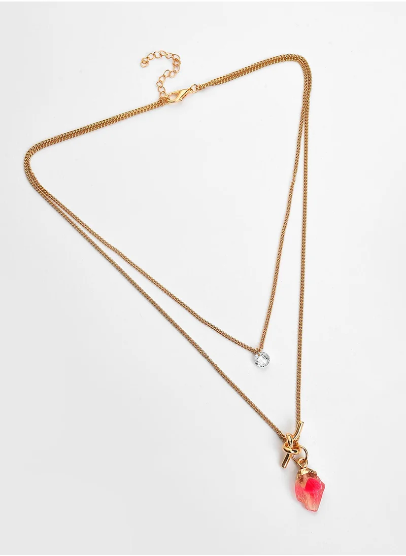 SOHI Layered Chain Necklace