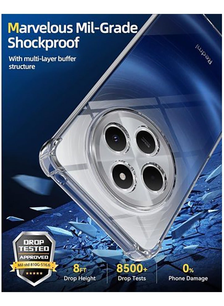 جراب شفاف ومضاد للصدمات لهاتف شاومي ريدمي بوكو سي 75 Xiaomi Redmi HM 14C / HM 14R / Poco C75 - Image 4