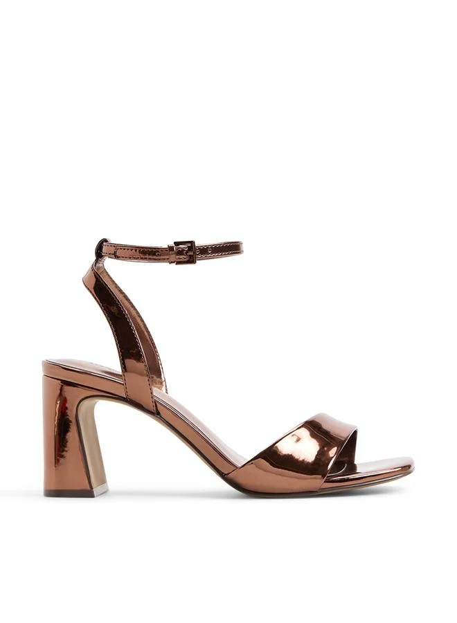 Ellana Ladies Brown Heeled Sandals
