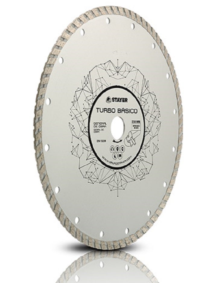 Stayer Disco turbo profesional Ø230 mm h7 para materiales generales de obra, gres, piedra artificial - Image 2