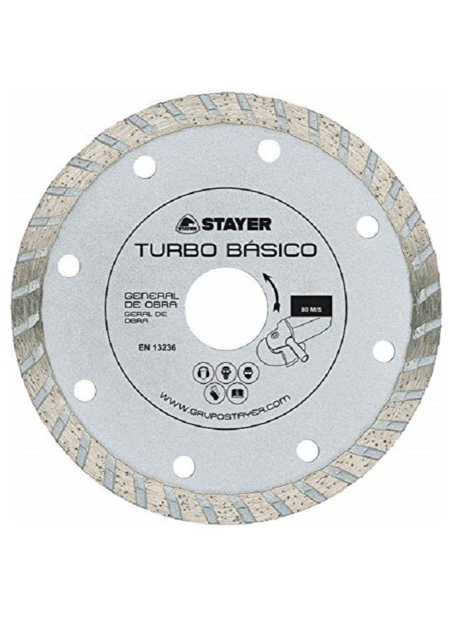 Stayer Disco turbo profesional Ø230 mm h7 para materiales generales de obra, gres, piedra artificial - Image 1