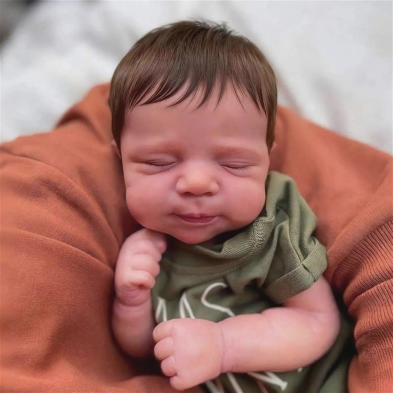 Zero Pam Reborn Baby Dolls Full Body Silicone-18 Inch Realistic Baby Dolls, Real Life Babys Doll, Anatomically Correct Boy, Full Silicone Lifelike Reborn Babys Doll with Accessories for Girls 3+ - Image 3