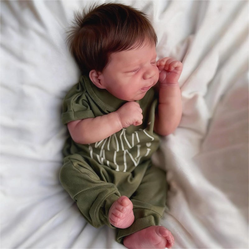 Zero Pam Reborn Baby Dolls Full Body Silicone-18 Inch Realistic Baby Dolls, Real Life Babys Doll, Anatomically Correct Boy, Full Silicone Lifelike Reborn Babys Doll with Accessories for Girls 3+ - Image 1