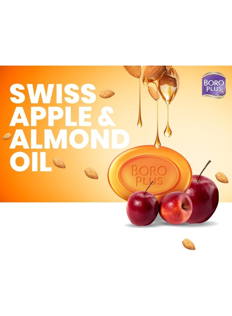 BOROPLUS Glycerine Bathing Bar With Swiss Apple & Almond Oil 125 G - Image 3