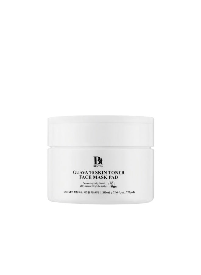 Benton Guava 70 Skin Toner Face Mask Pad x70 - Image 1