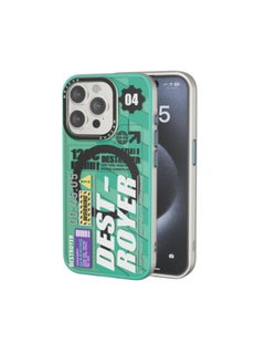 Mezone Destroyer iPhone 15 Pro Max MagSafe Case, Shockproof & Reinforced Corners With Air guard, Strong Magnetic Lock, Anti-Yellowing & Detachable Metal Button  - Image 1
