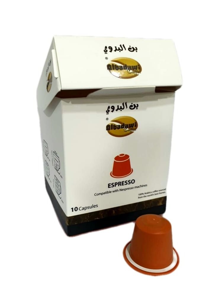 قهوة البدوي Espresso Coffee Capsule - Image 1