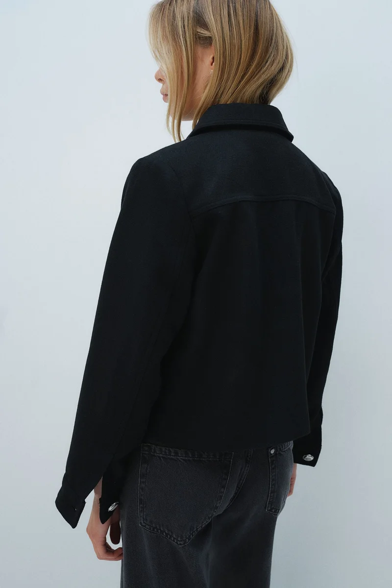 H&M Brushed-Finish Jacket