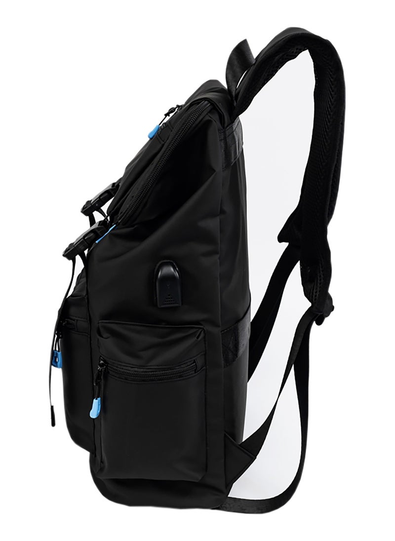 Anemoss Anemoss Laptop Backpack, Waterproof Backpack for Women and Men, Work Bag with Laptop Compartment, 15 inch Laptop and Notebook, for Travel - Hiking, Black  - Image 2