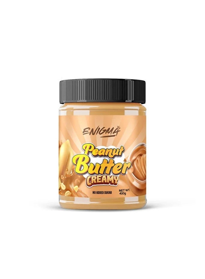 Enigma Peanut Butter Creamy 410g – Smooth High Protein Peanut Spread - Image 1