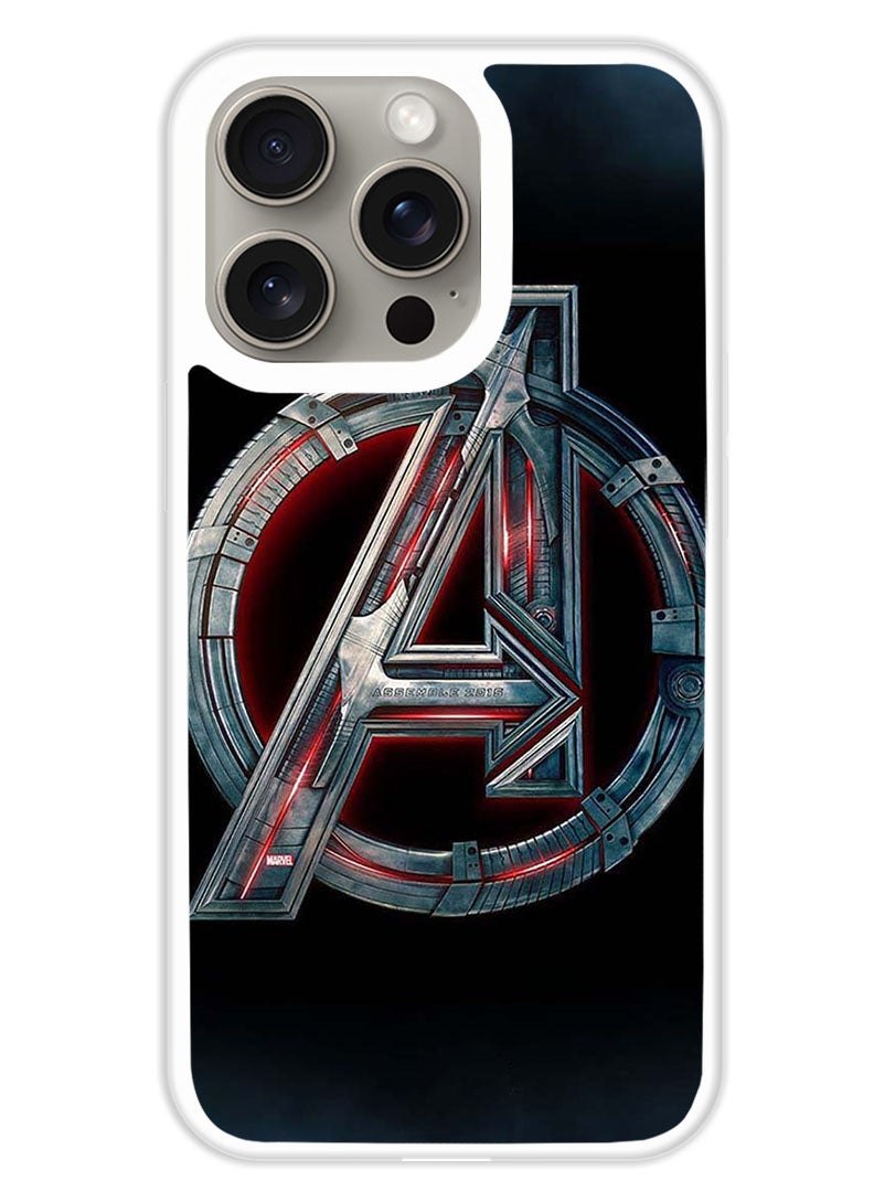 Theodor Protective Case Cover For APPLE IPHONE 15 Pro Aven (White Bumper) - Image 1