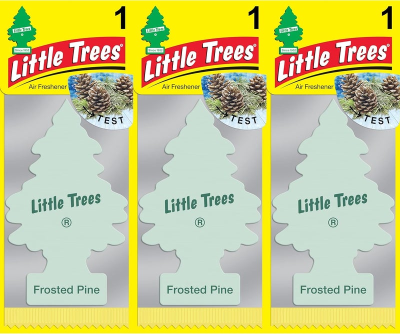 Little Trees Air Freshener Tree LTZ088 Frosted Pine Fragrance - Triple Pack - Image 2