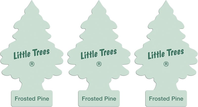 Little Trees Air Freshener Tree LTZ088 Frosted Pine Fragrance - Triple Pack - Image 1