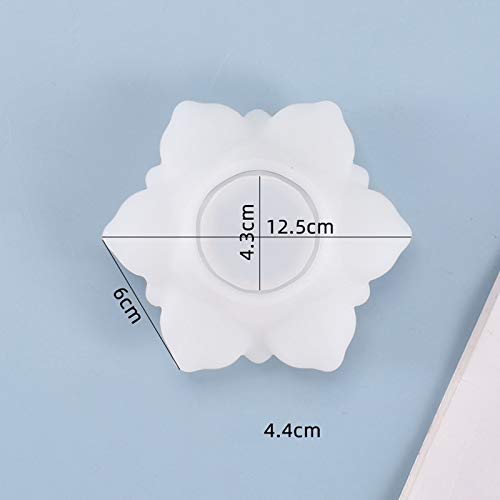 Lotus Storage Silicone Mold Big Flower Trinket Dish Blossom Ashtray Mold Floral Large Tray Making Flower Mold Epoxy Resin Crafts  - Image 4