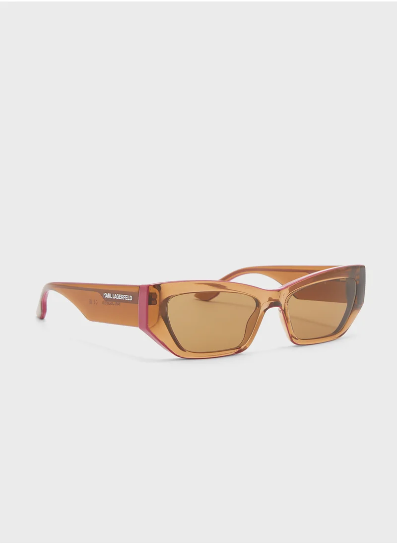 كارل لاغرفيلد Modified Rectangle Sunglasses