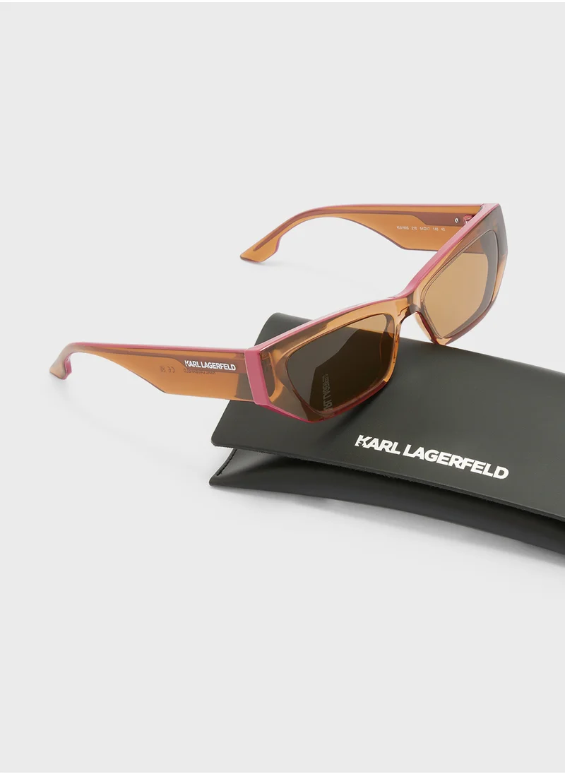 Karl Lagerfeld Modified Rectangle Sunglasses