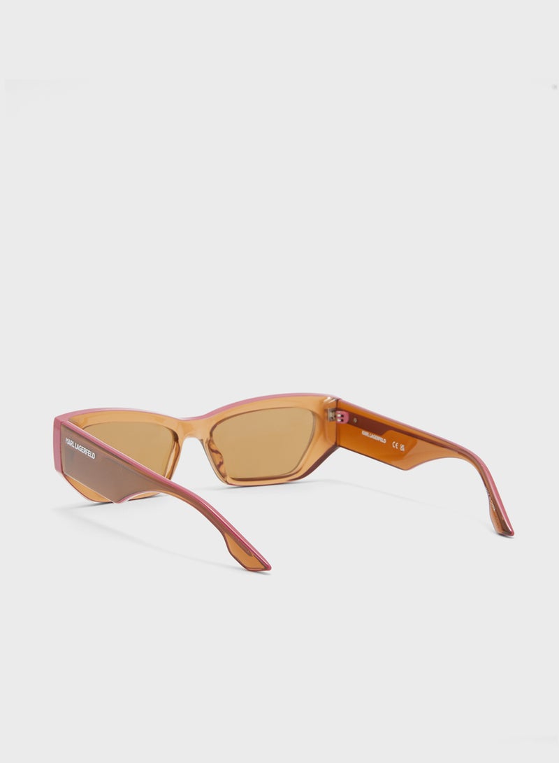 Karl Lagerfeld Modified Rectangle Sunglasses - Image 3