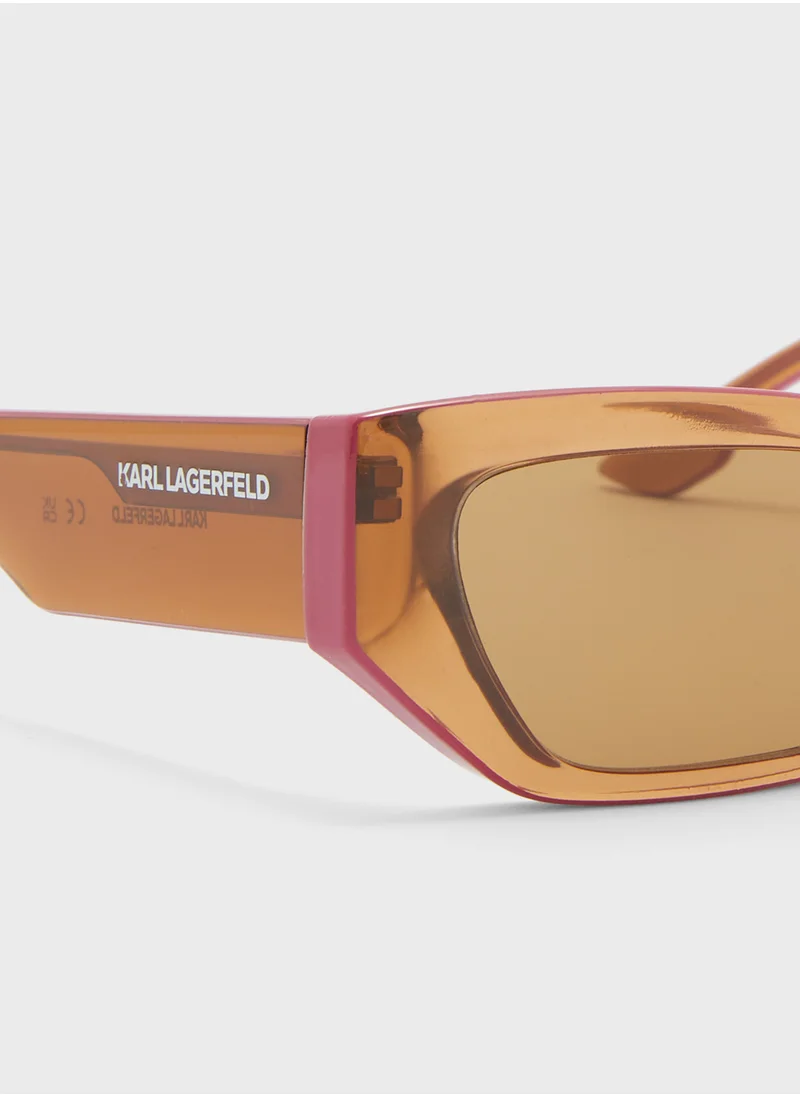 Karl Lagerfeld Modified Rectangle Sunglasses