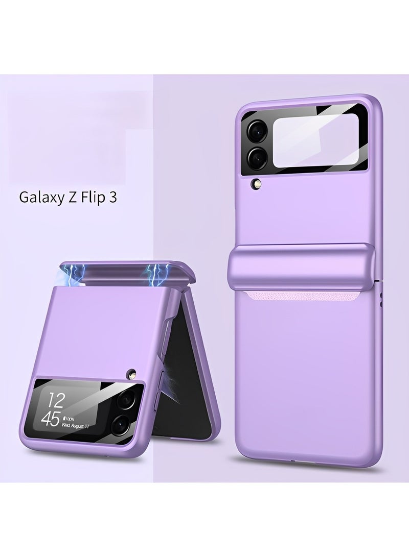 REOCLE Aero Flex Samsung Galaxy Z Flip 3 4 5 Case with Hinge Protection Protective Slim Cover Protective Body with Hinge Protector for Samsung Galaxy Z Flip 3 4 5 - Image 2