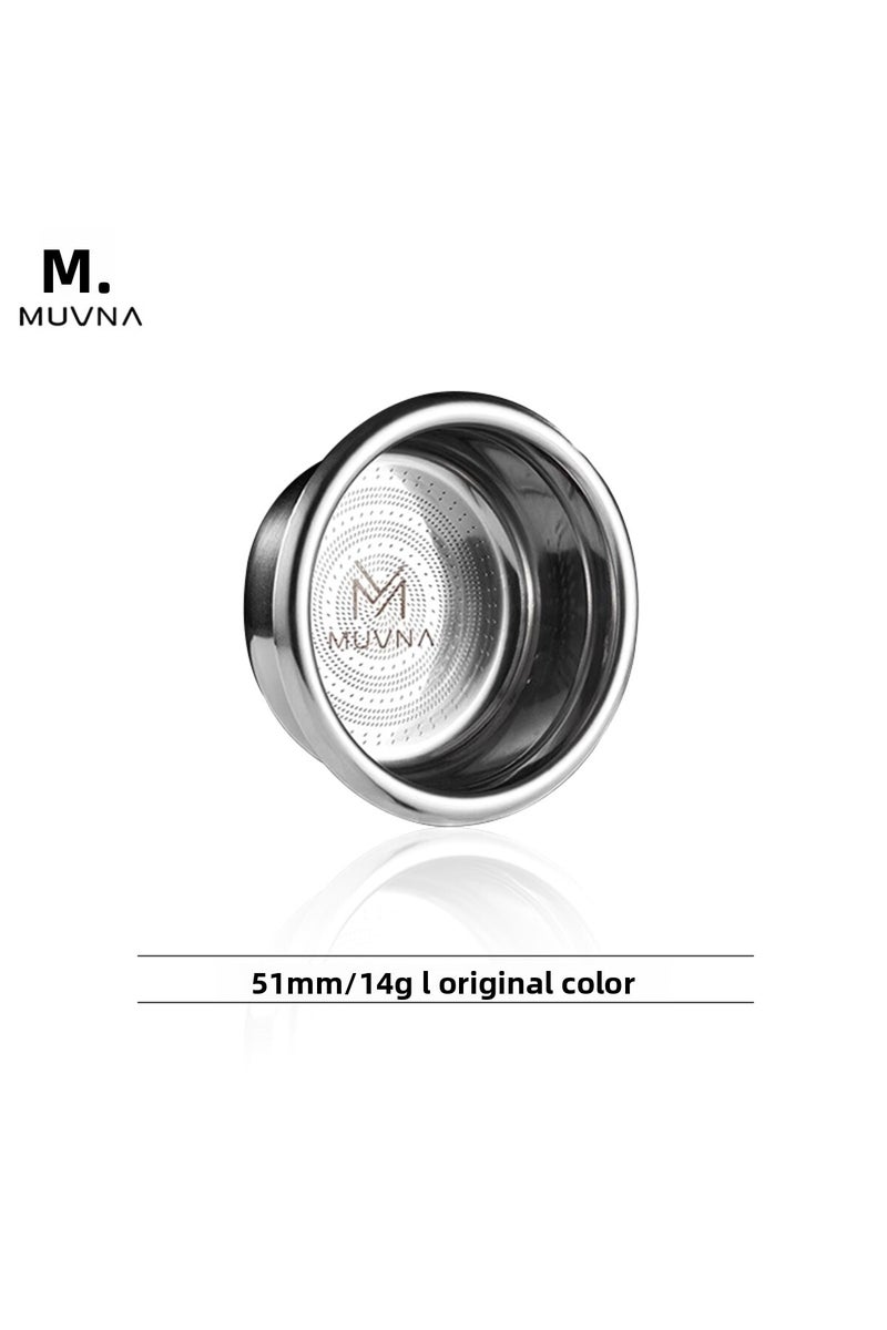 51mm-14g-original MUVNA Matrix Espresso Filter Baskets for Coffee Machine Handle - 51/53/58mm, 18/20