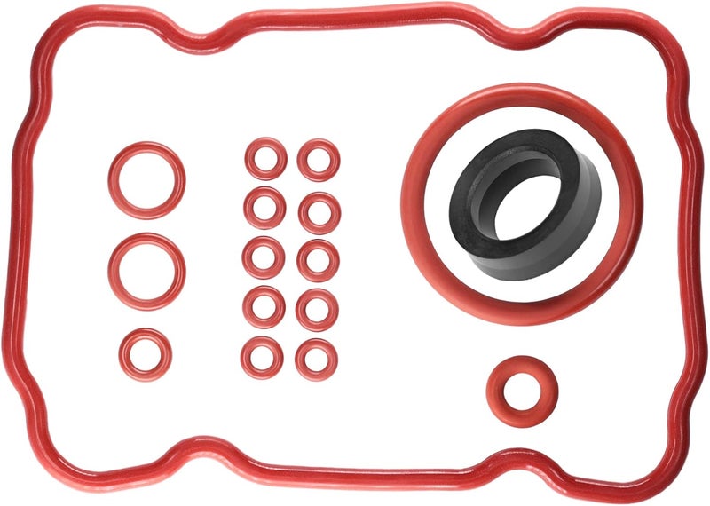 Saeco SW-K Maintenance Kit Seal for Thermoblock Water Tank Brewing Group Support Valve Pressure Hose Suitable for Tchibo Spidem Krups Solis Amaroy Set-9 Adjustable build - Image 1