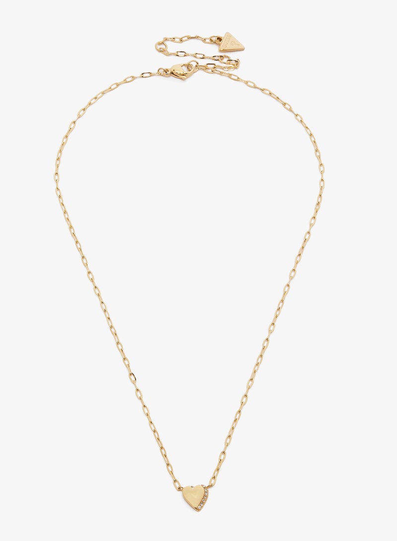 جس قلادة على شكل قلب وأقراط - Image 1