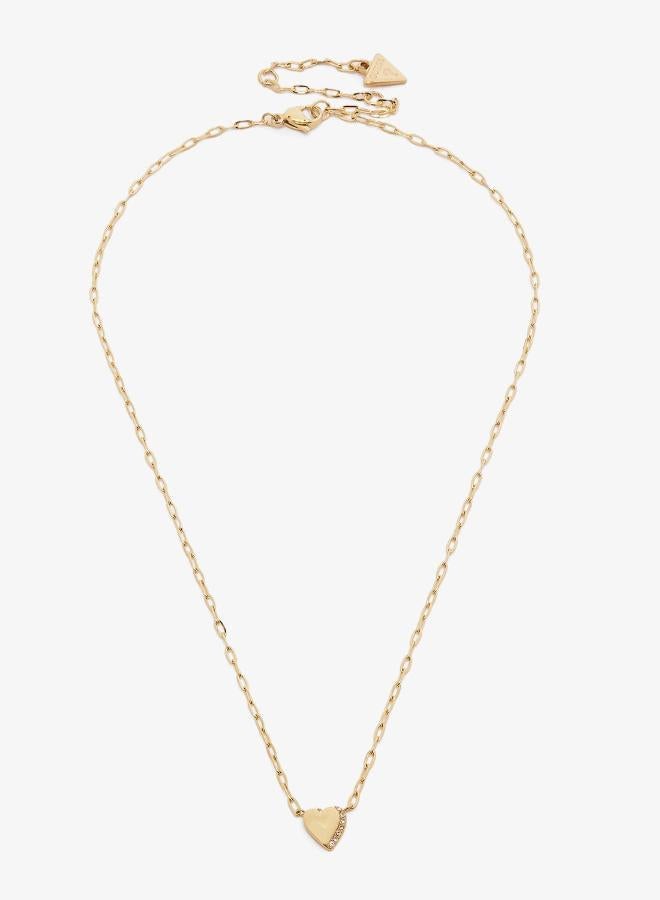 GUESS Heart Necklace And  Studs - Image 1