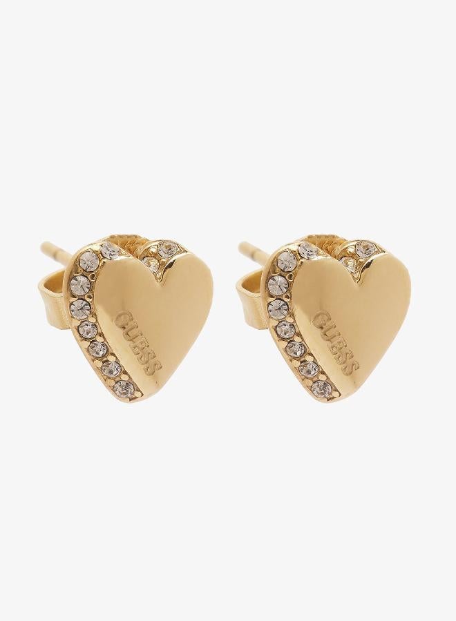 GUESS Heart Necklace And  Studs - Image 5
