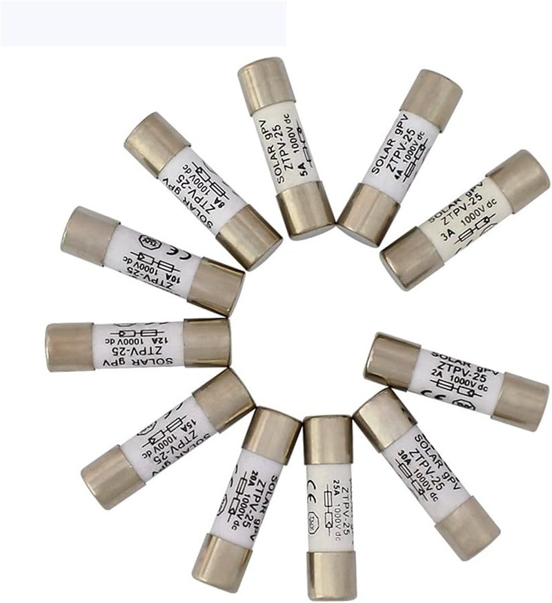 20A 10x38mm 1000V DC PV Solar Fuse 20 Pieces Pack For System Protection - Image 3