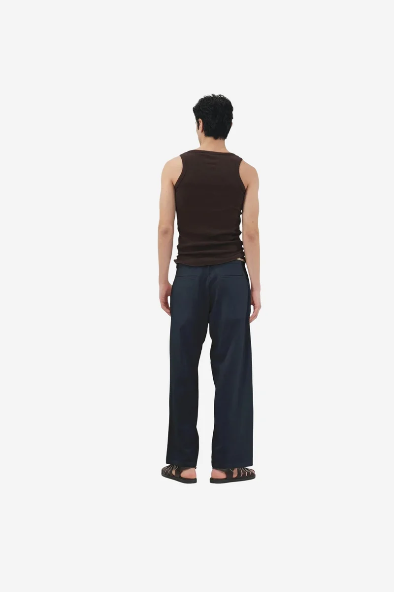 Giesto Navy Blue GIESTO Men's Cotton Suit Pants for Men | Best Price UAE