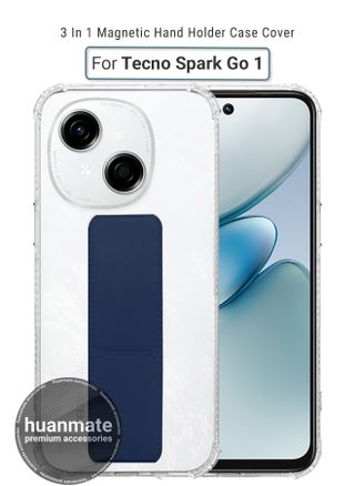 Clear/Navy Blue