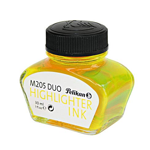 PELIKAN Classic M205 Duo Highlighter Yellow Fountain Pen ? (BB Nib - Image 5