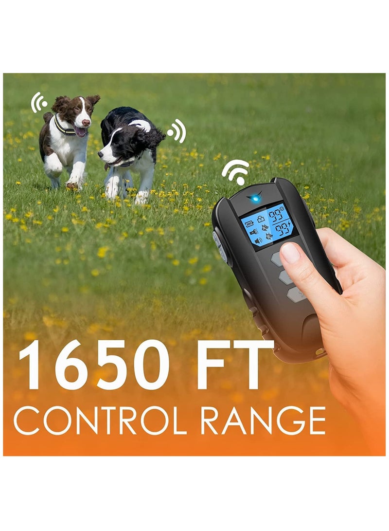 KASTWAVE Dog Training Collar for 2 Dogs with Remote, Waterproof Rechargeable Electric Dog Shock Collar with Beep Vibration Safe Shock Adjustable 0 to 99 Levels Dog Training Set for Small Medium Large Dogs - Image 5