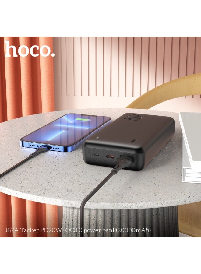 hoco. J87A PD20W+QC3.0 Power Bank (20000mAh) - Image 4