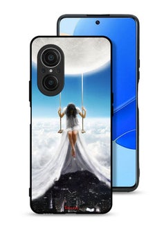 Tolwak Huawei nova 9 SE 5G Protective Case Cover Moon Clouds Town Art  - Image 1