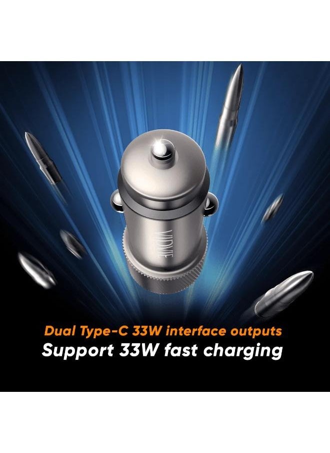 Vidvie - Vidvie 33W Fast Charging Car Charger with Dual USB Ports and USB Type-C to Lightning Cable - Image 1