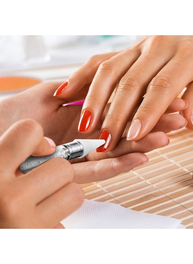 بلولو 16 قطعة من أطراف الشمع لاستبدال أحجار الراين على الأظافر ورؤوس الشمع لطلاء الماس وأداة التقاط أحجار الراين لقلم نقاط الأظافر لالتقاط مجوهرات أحجار الأظافر، ملحقات رأس الشمع (أبيض) - Image 5