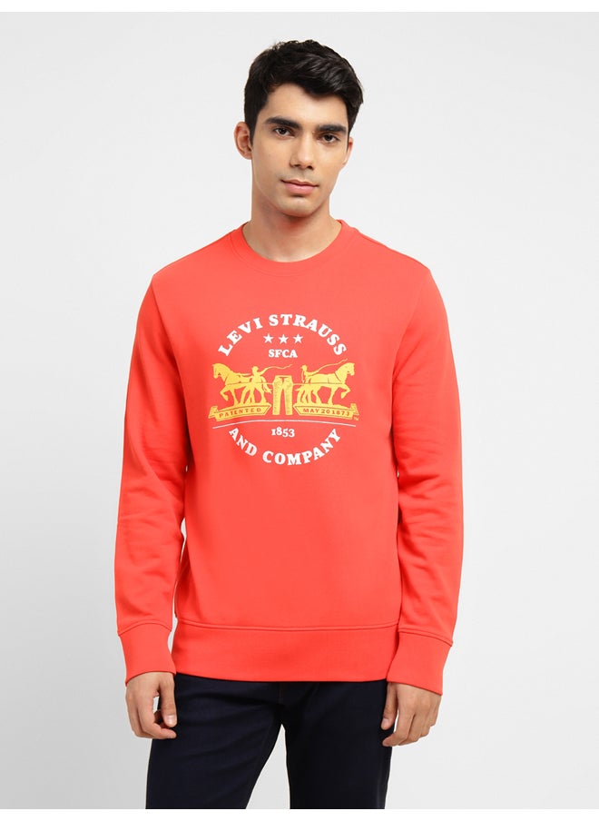 Levi's Men's Graphic Printed Crew Neck Regular Fit Sweatshirt  - Image 1