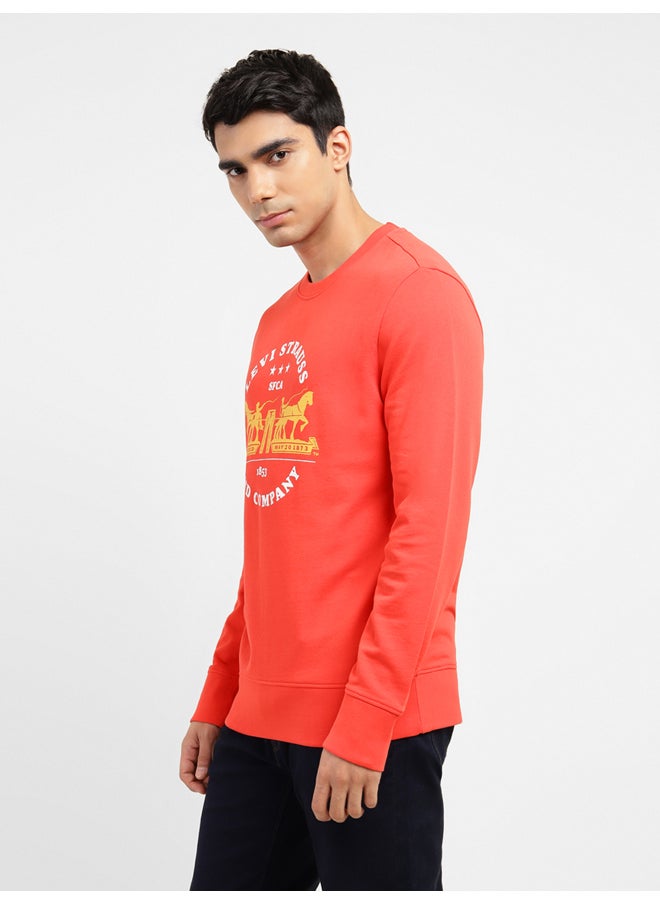 Levi's Men's Graphic Printed Crew Neck Regular Fit Sweatshirt  - Image 3