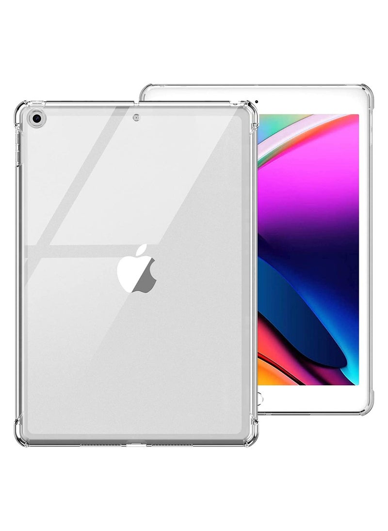 Case for iPad 9th/8th/7th Generation iPad 10.2 Case 2021&2020&2019, Transparent Clear Shockproof TPU Protective Case (Clear) - Image 1