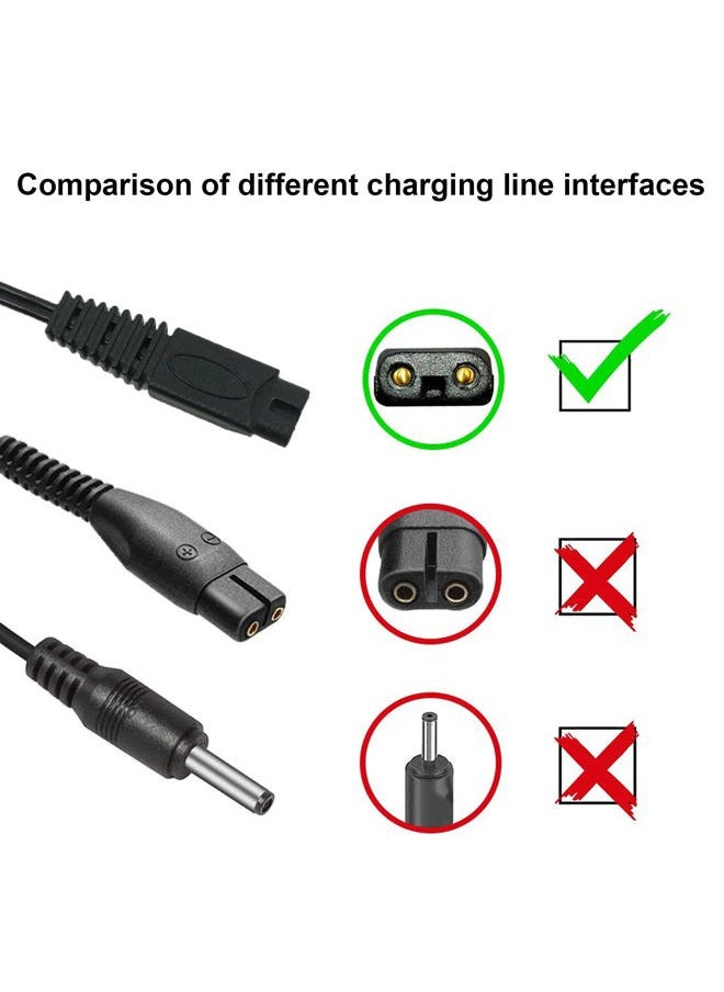 LinMei - 4PCS LinMei Solo Replacement Heads Compatible for 1st Generation Microtouch Solo Mens Shaver with Shaver Charging Cable for Electric Trimmer - Image 1