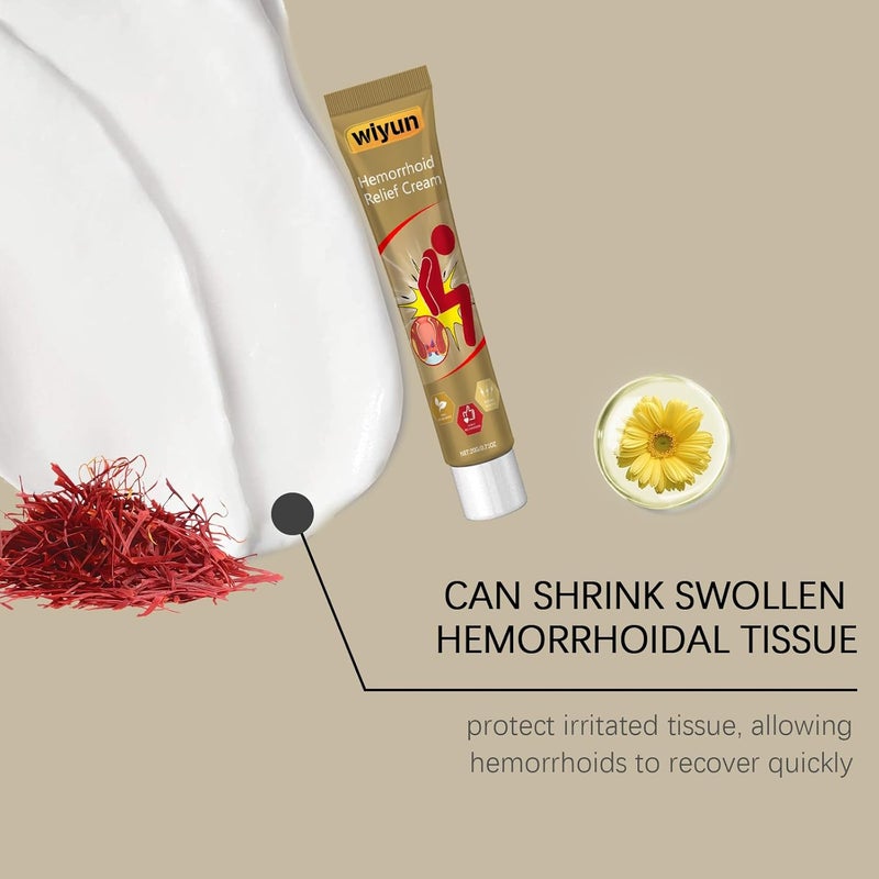 KUNLEN Herbal Hemorrhoids Cream Chinese Hemorrhoid Creams Body Care Cream for Men and Women 3pcs - Image 4