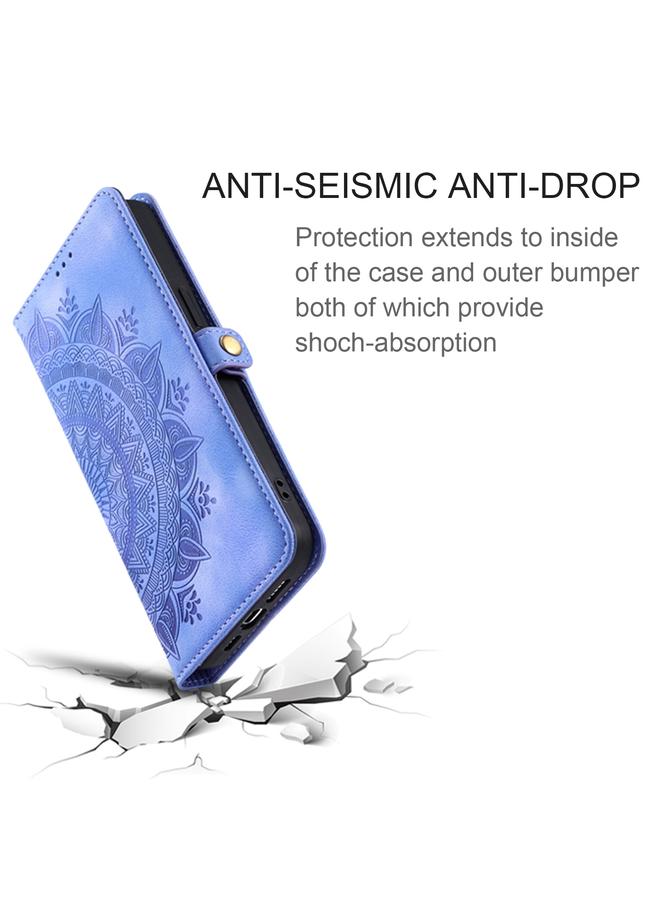 اس-توب جراب لهاتف موتورولا موتو جي 55 مصنوع من الجلد المنقوش بنقشة الطوطم - Image 5