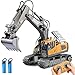 DDAI Remote Control Excavator Toys for Boys 812 Kids Best Gift Ideas for Age 3 4 5 6 7 8 9 10 Year Old Boy Rechargeable RC Construction Excavators Digger Vehicles Engineering Toys with Metal Shovel - Image 4