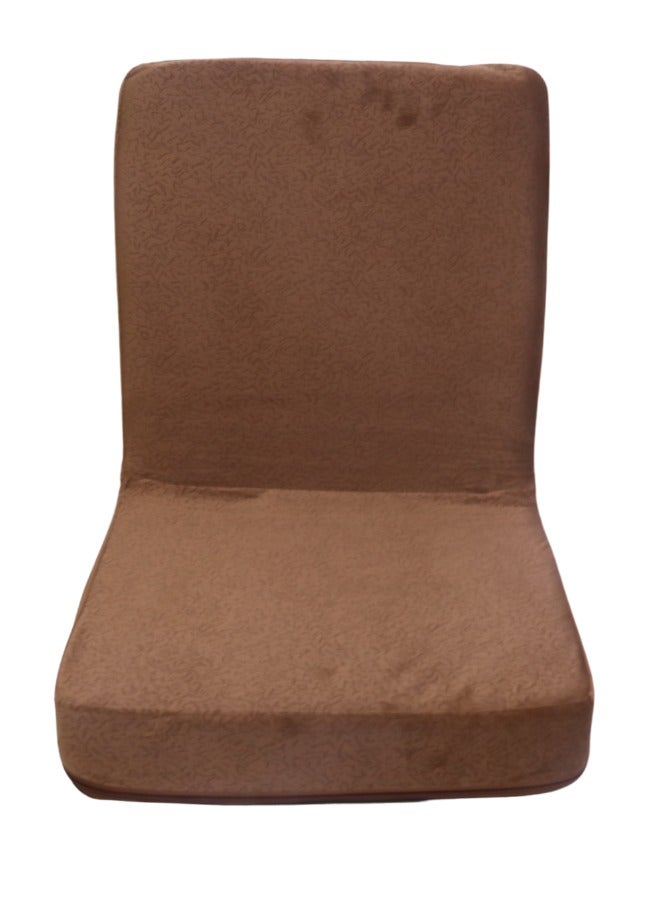 SMART HOME Traditional Arabic Folding Floor Chair with Fully Adjustable Backrest, Soft Velvet Upholstered Chair with Comfortable Inner Padding Suitable for Travel, Picnics, Camping and Outdoor Enjoyment - Image 1