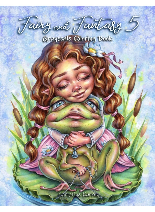 Fairy And Fantasy 5 Grayscale Coloring Book  - Image 1