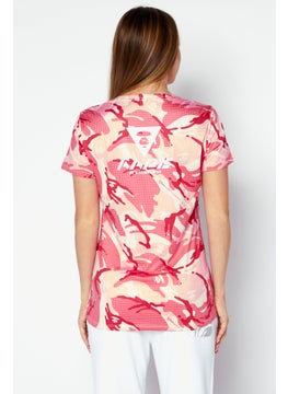 Women Round Neck Short Sleeve Printed T-Shirts, Pink Combo - pzsku/Z3FAFF5345D5FE1AF51ABZ/45/_/1728397284/15a09fe4-1d6e-4282-9c17-aaa1277e8a0c