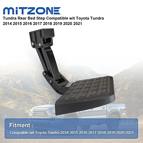 MITZONE Tundra Rear Bed Step Compatible wit Toyota Tundra 2014 2015 2016 2017 2018 2019 2020 2021 - Image 2