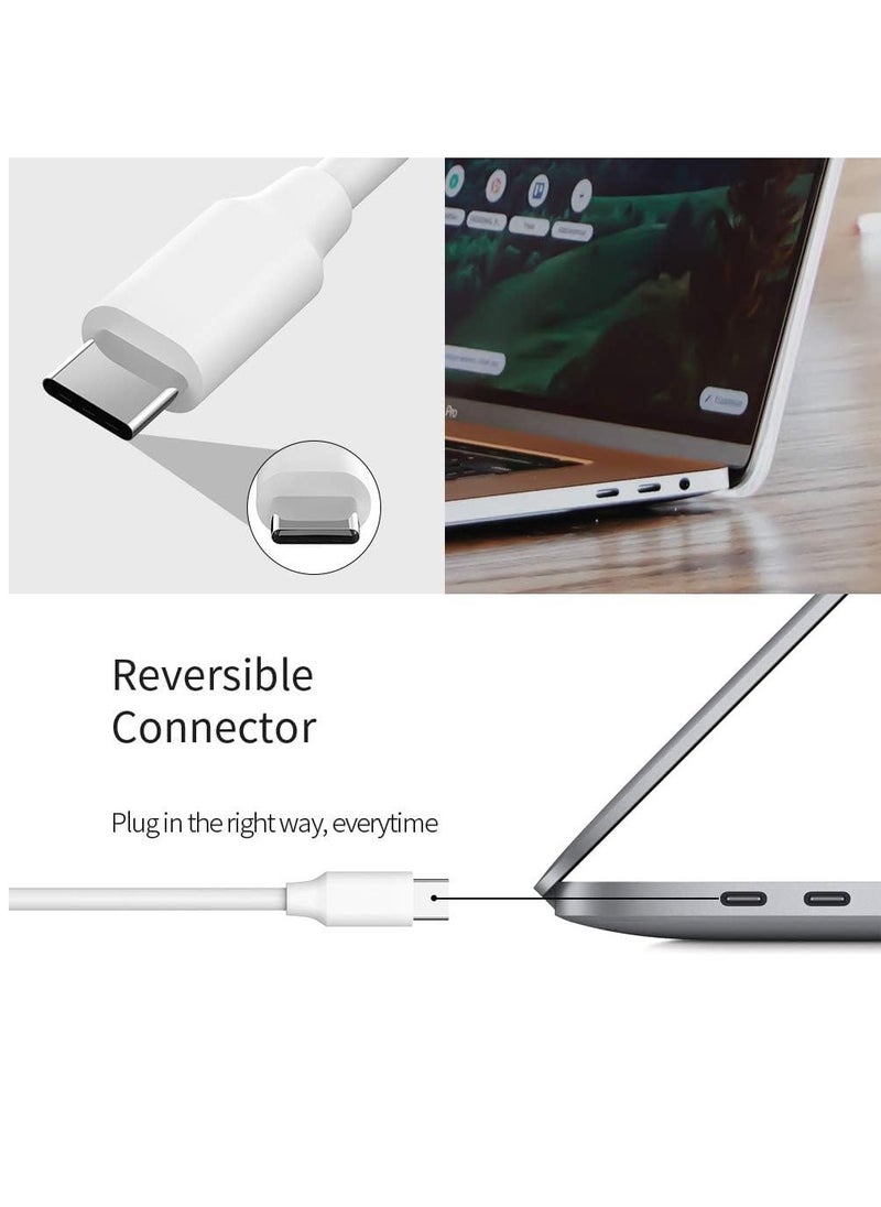XICEN - 61W Type-C MacBook Pro Charger Fast Charging Mac Charger Power Adapter Compatible with MacBook Pro 14" MacBook Pro 13" 12" MacBook Air 13", Type-C Charging Adapter for Most Tablet Laptops - Image 1